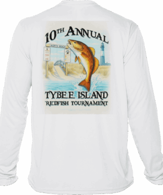Leaping Redfish 10th Annual Tournament Performance Shirt