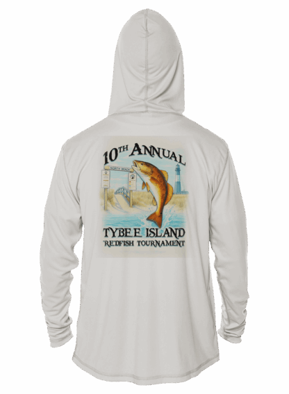 Leaping Redfish 10th Annual Tournament Performance Hoodie - Image 5