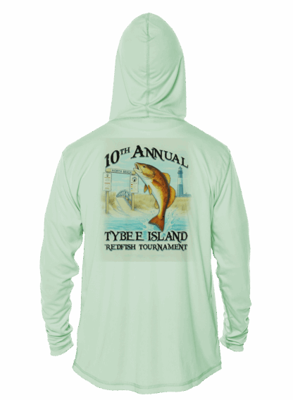 Leaping Redfish 10th Annual Tournament Performance Hoodie - Image 7