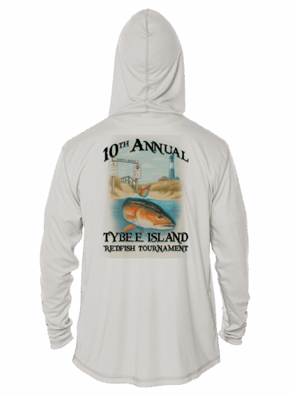 Tailing Redfish 10th Annual Tournament Performance Hoodie - Image 5